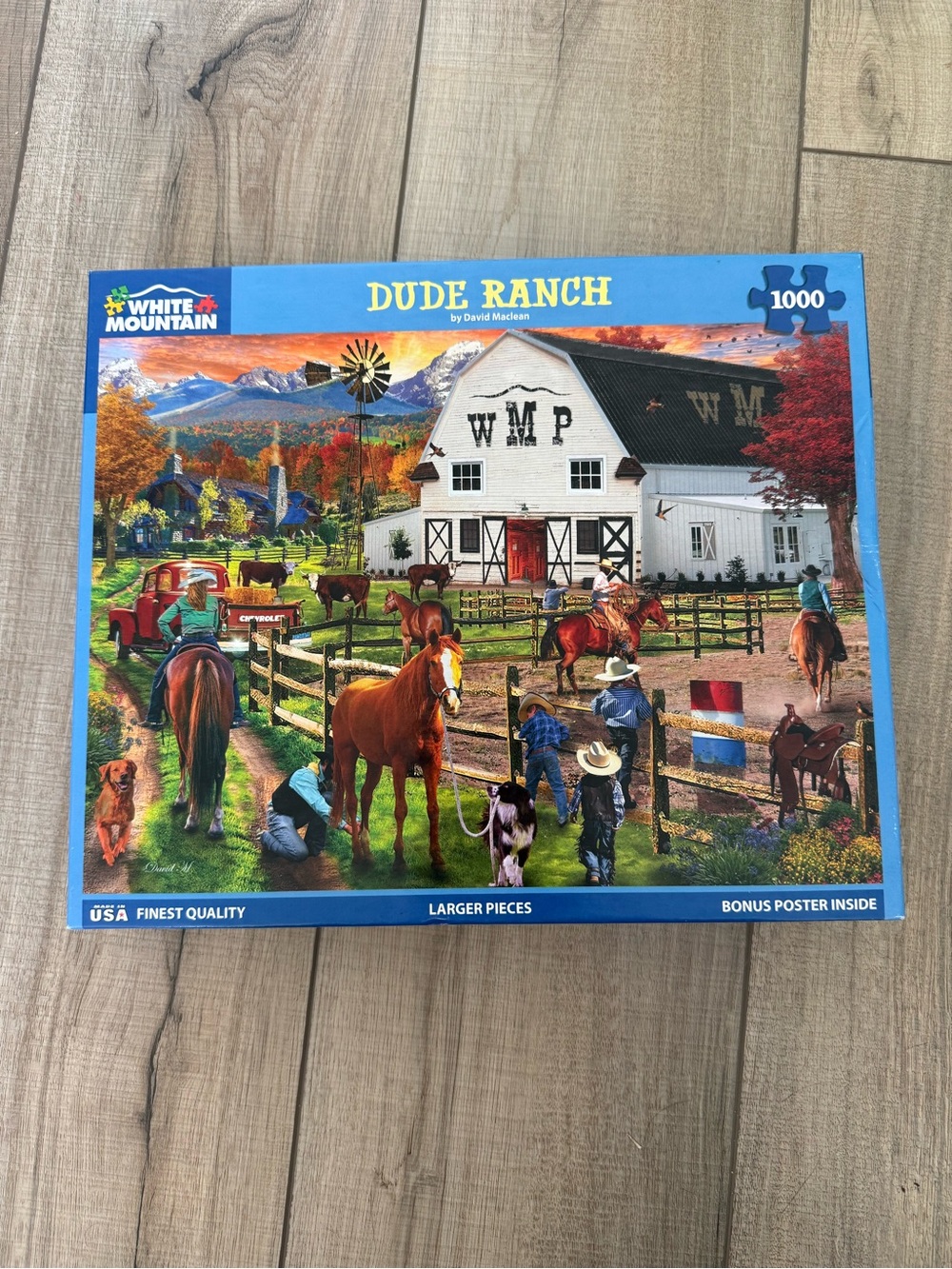 White Mountain Dude Ranch by David Maclean 1000 Piece Puzzle